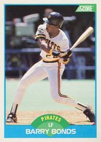 1989 Score #127 Barry Bonds Baseball Card
