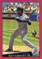 2009 Topps Chrome #10 Ken Griffey Jr. Red Refractor Baseball Card