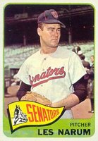 1965 Topps #86 Les Narum Baseball Card