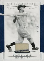 2019 Panini National Treasures #78 Roger Maris Material Baseball Card