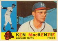 1960 Topps #534 Ken Mackenzie Baseball Card