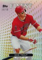 2013 Finest #1 Mike Trout Gold Refractor Baseball Card