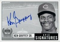 1999 Upper Deck Century Legends Epic Signatures #SR Ken Griffey Epic Signatures Baseball Card