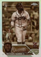 2023 Topps Chrome #79 Michael Harris II Sepia Refractor Baseball Card