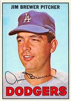1967 Topps #31 Jim Brewer Baseball Card