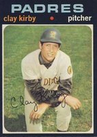 1971 Topps #333 Clay Kirby Baseball Card