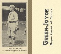 1916 Green-Joyce #23 Art Butler Baseball Card