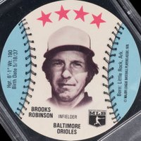1976 Towne Club Discs # Brooks Robinson Baseball Card