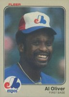 1983 Fleer #290 Al Oliver Baseball Card