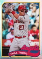 2024 Topps Chrome 1989 Topps Baseball #1 Mike Trout Baseball Card