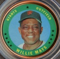 1971 Topps Coins #153 Willie Mays Baseball Card