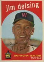 1959 Topps #386 Jim Delsing Baseball Card