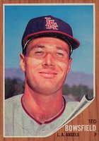 1962 Topps #369 Ted Bowsfield Baseball Card