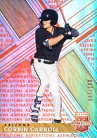 2019 Panini Elite Extra Edition #16 Corbin Carroll Aspirations-Orange Baseball Card