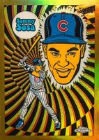 2023 Topps Chrome Ultraviolet All-Stars #UV12 Sammy Sosa Gold Baseball Card