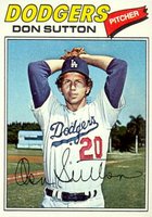 1977 Topps #620 Don Sutton Baseball Card