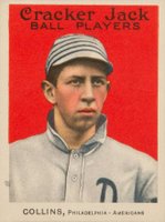 1914 Cracker Jack #7 Eddie Collins Baseball Card