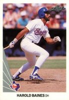 1990 Leaf #126 Harold Baines Baseball Card