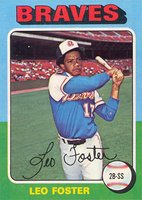 1975 Topps #418 Leo Foster Baseball Card