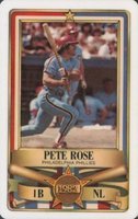 1982 Perma-Graphics All-Star Credit Cards # Pete Rose Baseball Card