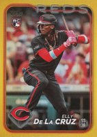2024 Topps #141 Elly de La Cruz Yellow Foil Baseball Card