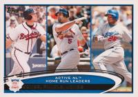2012 Topps #192 NL Home Run Leaders Baseball Card