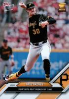 2024 Topps Now MLB Rookie Cup Team Set #RC10 Paul Skenes Pearl Baseball Card