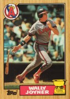 1987 Topps Tiffany #80 Wally Joyner Baseball Card