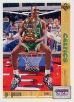 1991 Upper Deck #37 Dee Brown Basketball Card