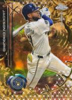 2025 Topps Chrome X Cactus Jack #2 Jackson Chourio Gold Refractor Baseball Card