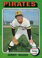 1975 Topps Mini #124 Jerry Reuss Baseball Card