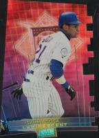1999 Stadium Club Triumvirate #T14A Sammy Sosa Luminescent Baseball Card