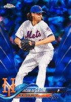 2018 Topps Chrome Sapphire Edition #555 Jacob DeGrom Baseball Card