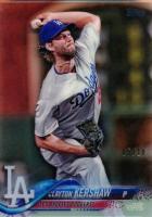 2018 Topps #350 Clayton Kershaw Pitching-Clear Baseball Card