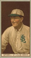 1912 Brown Backgrounds Broadleaf #176 George Stovall Baseball Card