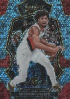 2022 Panini Select #189 Shaedon Sharpe Light Blue Disco Basketball Card