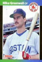 1989 Donruss #186 Mike Greenwell Baseball Card
