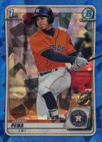 2020 Bowman Chrome Sapphire Edition #BCP61 Jeremy Pena Baseball Card