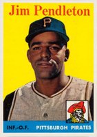 1958 Topps #104 Jim Pendleton Baseball Card