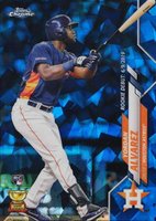 2020 Topps Chrome Update Sapphire Edition #300 Yordan Alvarez Baseball Card