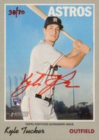 2019 Topps Heritage Real One Autographs #KT Kyle Tucker Red Ink Baseball Card