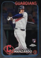 2024 Topps Chrome Update #USC196 Kyle Manzardo Baseball Card