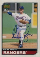 1998 Upper Deck Retro Sign of the Times #NR Nolan Ryan Baseball Card