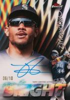 2024 Topps Finest Future So Bright Autographs #FSBAJR Julio Rodriguez Black Refractor Baseball Card