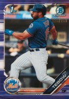 2019 Bowman Chrome Prospects #BCP156 Tim Tebow Purple Refractor Baseball Card
