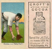1909 Croft's Cocoa # Mickey Doolan Baseball Card