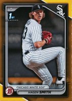 2024 Bowman Draft #BD2 Hagen Smith Gold Baseball Card