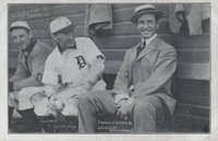 1907 H.M. Taylor Postcards # Jennings/Donovan/Chance In dugout Baseball Card