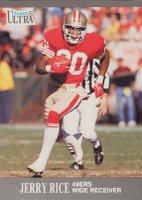 1991 Ultra #254 Jerry Rice Football Card