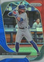 2020 Panini Prizm #71 Bo Bichette Red/White/Blue Prizm Baseball Card